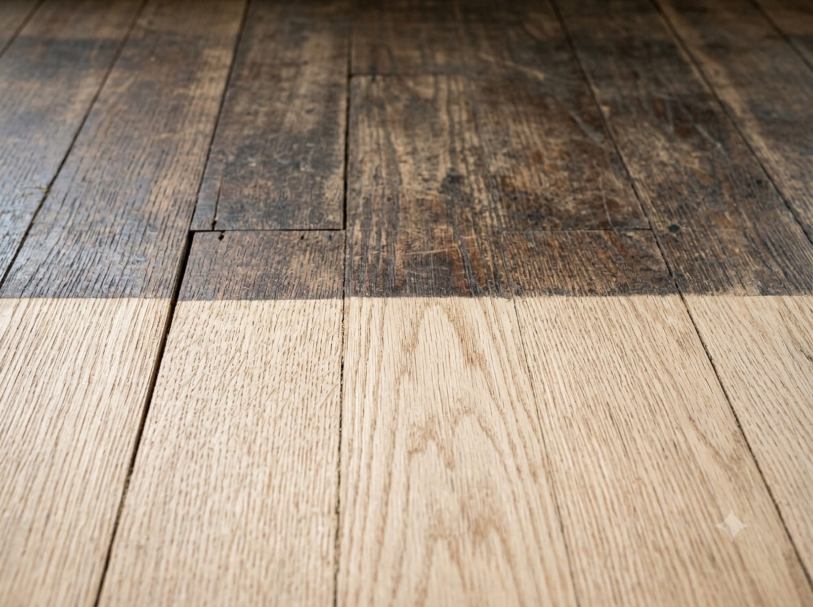 Generic timber flooring restoration detail